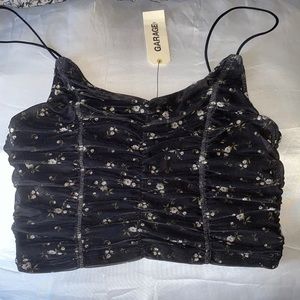 Garage cropped tank top